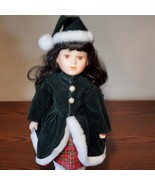 WINTER FASHION Girl Doll 16 inch ARTIST HAND PAINTED Soft Body Vintage 1998 - £11.98 GBP