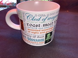 2014 Shakespearean Insults Coffee Mug Unemployed Philosophers Guild - £8.11 GBP