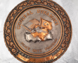 General Dynamics Peace Onyx Program Hand Made Copper Plaque 1989 Ankara ... - $129.99