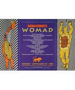 Peter Gabriel Poster Ziggy Marley Crowded House PM Dawn Womad - $92.92 CAD