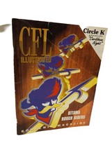 cfl illustrated 1995 ottawa rough riders Souvenir magazine Canadian football - $7.61