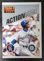 1993 Triple Play Action Baseball #24 of 30 - Ken Griffey Jr - L1 - Fast Shipping - £1.70 GBP