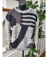Vintage Avenue by Street Scenes Round Neck Long Sleeve Casual Knit Sweat... - $38.29 CAD