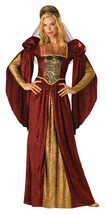 InCharacter Costumes Women&#39;s Renaissance Maiden Costume, Burgundy/Gold, X-Large - £112.89 GBP
