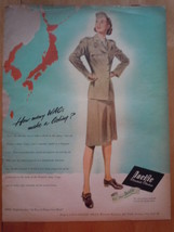 Vintage Pacific Wool World War II WAC  Print Magazine Advertisement 1945 - £12.58 GBP