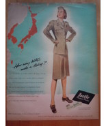 Vintage Pacific Wool World War II WAC  Print Magazine Advertisement 1945 - $21.93 CAD