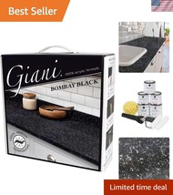 High-Gloss Granite Finish Paint Kit - 44 Fl Oz Bombay Black, Low Odor &amp; ... - $2,381.76 MXN