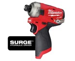 Milwaukee 2551-20 M12 FUEL SURGE Compact Lithium-Ion 1/4 in. Cordless He... - $196.99