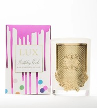 Lux Classic Designer Box Birthday Cake Candle 8oz - £17.30 GBP