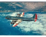 American Airlines Issued Electra Flagships In Flight Chrome Postcard V14 - $3.15