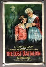 Burton L. King&#39;s THE LOST BATTALION 1919 WWI 1-Sheet &quot;A&quot; Actual War Part... - $1,200.00