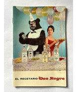 Vtg MEXICAN VODKA OSO NEGRO Recipe Booklet Mixed Drinks Cocktail Bar 50s - €20,28 EUR