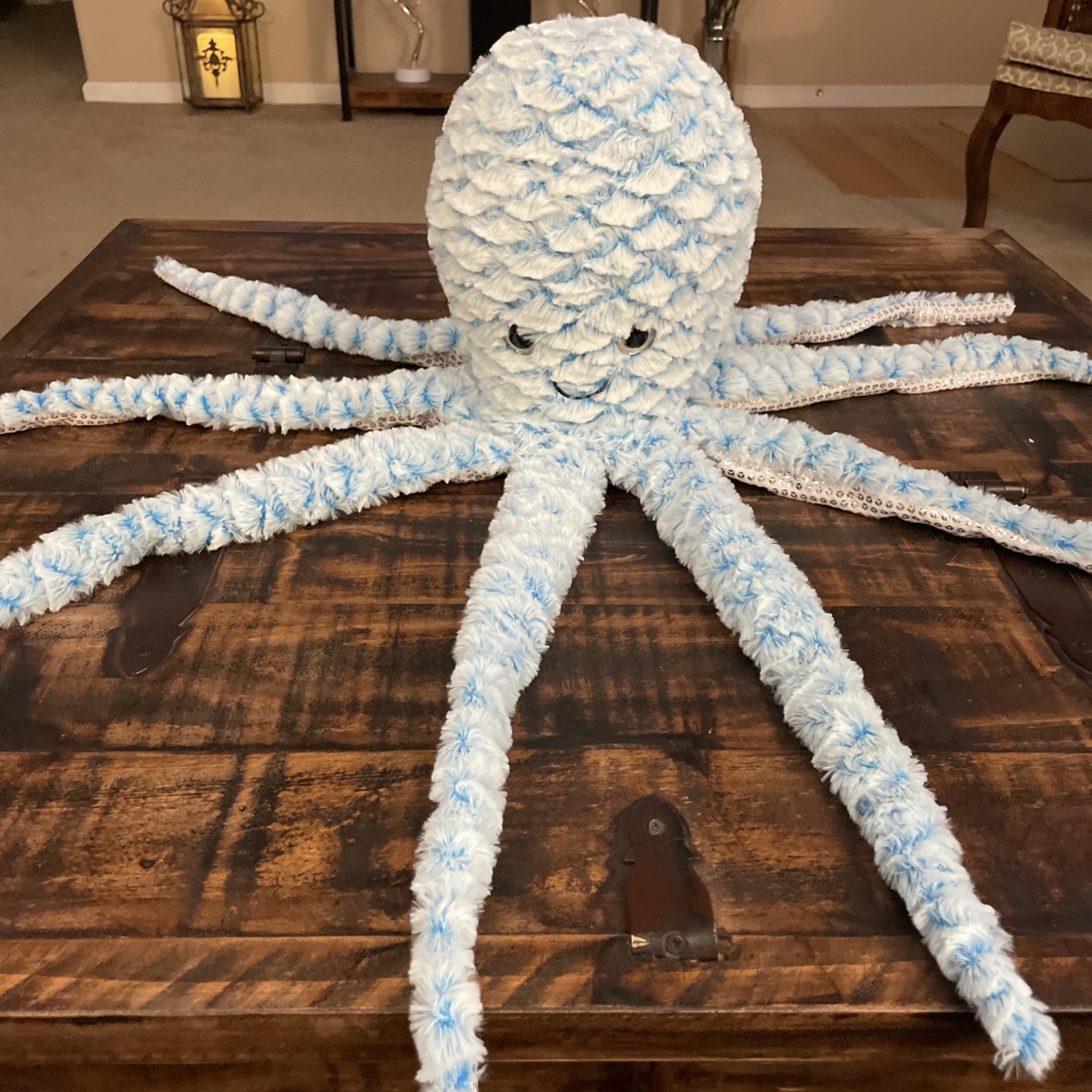 27” Light Blue Stuffed Octopus Plushie Large octopus Supper Soft & Cute Item image 9