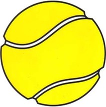 6&quot; Tennis Ball Magnet 3pc/pack - £9.47 GBP