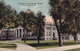 Chaves County Court House Roswell New Mexico NM 1917 Marthasville Postcard C49 - £2.38 GBP