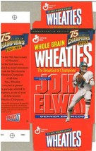 John Elway unsigned Mini Wheaties Box (Flat) Commemorative Box unused - $3.95