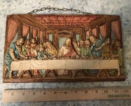 The LAST SUPPER Vintage 12” X 7” X 1” Made in Italy - $88.20