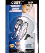 Coby Hands-Free Earphone With Microphone CV-M4  - $9.44 CAD