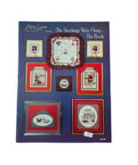 Vintage Alma Lynne THE STOCKINGS WERE HUNG Cross Stitch Pattern Booklet ... - $6.76