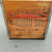 Antique Lafrance Windham Dry Beverages Carbonated Water Wood Divided Crate - $199.95