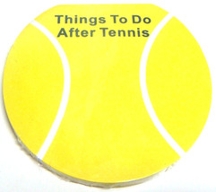 Tennis Ball Post It Notes - 6pc/pack - £12.62 GBP