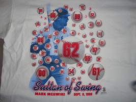 Starter Vintage 90s Mark McGuire Vintage Sultan of Swing MLB  t-shirt Mens XL - £16.97 GBP
