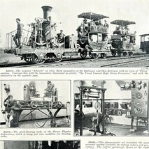 Atlantic 1812 Locomotive Train Ohio Railroad 1929 Photo Plate Print DWCC14 - $551.91 MXN