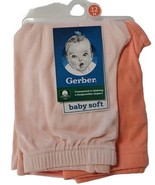 Gerber Baby Girl 2-Piece Light Coral/Coral Modern Fit Pants Size 12M - £6.68 GBP