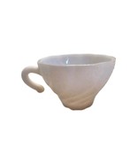 Vntg Hazel Atlas Milk Glass Alpine Swirl White Colony Punch Bowl Mugs 10... - $115.70 CAD