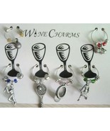 Tennis Wine Charm with Black Pouch - $10.99