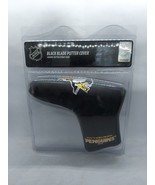 PITTSBURGH PENGUINS EMBROIDERED LOGO BLACK BLADE PUTTER COVER NEW - $351.96 MXN