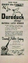 1955 Print Ad Duraduck Duck Decoys Latex Rubber Duracraft Salt Lake City... - £5.91 GBP