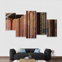 Multi-Piece 1 Image Vintage Books Ready To Hang Wall Art Home Decor - £79.92 GBP