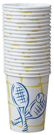 Tennis Crossed Racquet Beverage Cup 40pc - $14.99