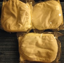 White Cloth Face Masks, 3 packets, each has 5 masks. Total 15 masks you get - $22.00