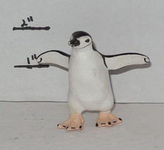 Penguin 2&quot; Animal Pretend Play PVC Figure Jungle Wild Life white black - £3.79 GBP