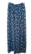 Hollister Long Skirt Women&#39;s Size Medium Unlined Multicolor Floral Side Splits - £14.05 GBP