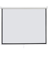 Manual Pull Down Projection Screen Matte White Home Hd Movie Theater 120... - £85.40 GBP