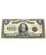 1923 Dominion of Canada $1 Note in Fine Condition Pick #33o - $75.77