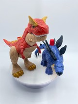 Fisher Price Imaginext Jurassic World Carnotaurus Stegosaurus Dinosaurs Mattel - £7.43 GBP