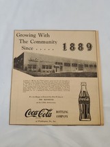 VINTAGE 1958 Coca Cola Bottling Newspaper Advertisement - $19.79