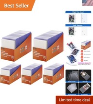 Comprehensive 1000 Card Protectors: Durable Top Loaders &amp; Soft Sleeves I... - $60.00