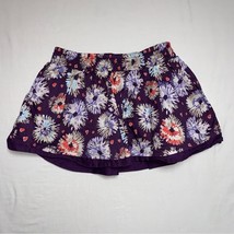 Old Navy Purple Floral Skirt Girl’s 6-7 Flare circle skirt Christmas Cute - £6.99 GBP