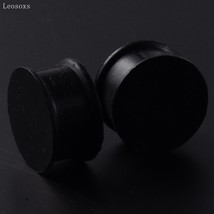 Leosoxs 2pcs Hot Selling Solid Silicone Ear Pinna Brown Skin Tone Soft Ear Expan - £17.30 GBP