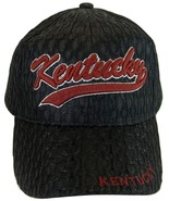 Kentucky Men&#39;s Summer Mesh Curved Brim Adjustable Baseball Cap Black/Red - £11.95 GBP