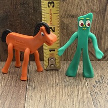 Gumby and Pokey Action Figures Bendable Poseable PREMA TOY 2.5” NJGroceCo - £13.17 GBP