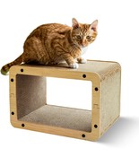 Cat Scratching Cardboard Cat House,Vertical and Horizontal Cat Scratcher... - $13.85