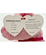 2001 Ty Beanie Baby &quot;Romance&quot; Retired Valentine&#39;s Day Bear BB26 - £7.83 GBP