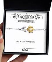 Unique Idea Grandmother Sunflower Bracelet, Mommy, You&#39;re Fired. Grandmother, Gi - £38.65 GBP