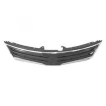 New Grille For 2010-12 Nissan Versa Upper Chrome Shell with Painted Black Insert - £99.87 GBP